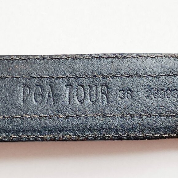 PGA Tour Leather Perforated Belt - Picture 5 of 12